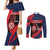 Wallis And Futuna Is In My DNA Couples Matching Mermaid Dress and Long Sleeve Button Shirt - Polynesian Pride