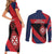 Wallis And Futuna Is In My DNA Couples Matching Short Sleeve Bodycon Dress and Long Sleeve Button Shirt - Polynesian Pride
