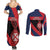 Wallis And Futuna Is In My DNA Couples Matching Summer Maxi Dress and Long Sleeve Button Shirt - Polynesian Pride