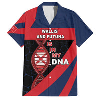 Wallis And Futuna Is In My DNA Family Matching Off The Shoulder Long Sleeve Dress and Hawaiian Shirt DT05 Dad's Shirt - Short Sleeve Multicolor - Polynesian Pride