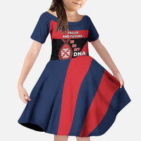 Wallis And Futuna Is In My DNA Family Matching Off Shoulder Maxi Dress and Hawaiian Shirt DT05 Daughter's Dress Multicolor - Polynesian Pride