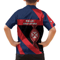 Wallis And Futuna Is In My DNA Family Matching Off Shoulder Short Dress and Hawaiian Shirt DT05 - Polynesian Pride
