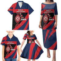 Wallis And Futuna Is In My DNA Family Matching Puletasi and Hawaiian Shirt DT05 - Polynesian Pride