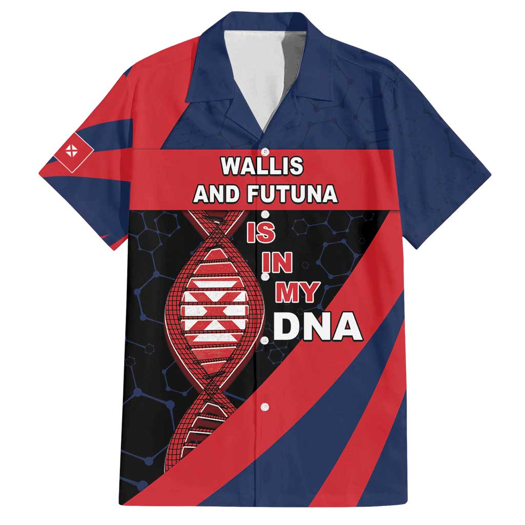 Wallis And Futuna Is In My DNA Family Matching Summer Maxi Dress and Hawaiian Shirt DT05 Dad's Shirt - Short Sleeve Multicolor - Polynesian Pride