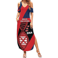 Wallis And Futuna Is In My DNA Family Matching Summer Maxi Dress and Hawaiian Shirt DT05 Mom's Dress Multicolor - Polynesian Pride