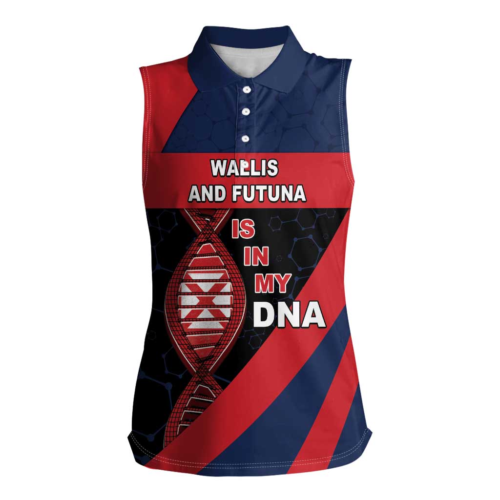Wallis And Futuna Is In My DNA Women Sleeveless Polo Shirt - Polynesian Pride
