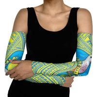 Personalised Palau Biib Bird Arm Sleeves Rur Flower And Rock Islands Patterns DT05 - Polynesian Pride