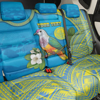 Personalised Palau Biib Bird Back Car Seat Cover Rur Flower And Rock Islands Patterns DT05 - Polynesian Pride