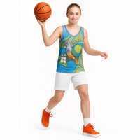 Personalised Palau Biib Bird Basketball Jersey Rur Flower And Rock Islands Patterns DT05 - Polynesian Pride
