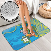 Personalised Palau Biib Bird Bathroom Set Rur Flower And Rock Islands Patterns