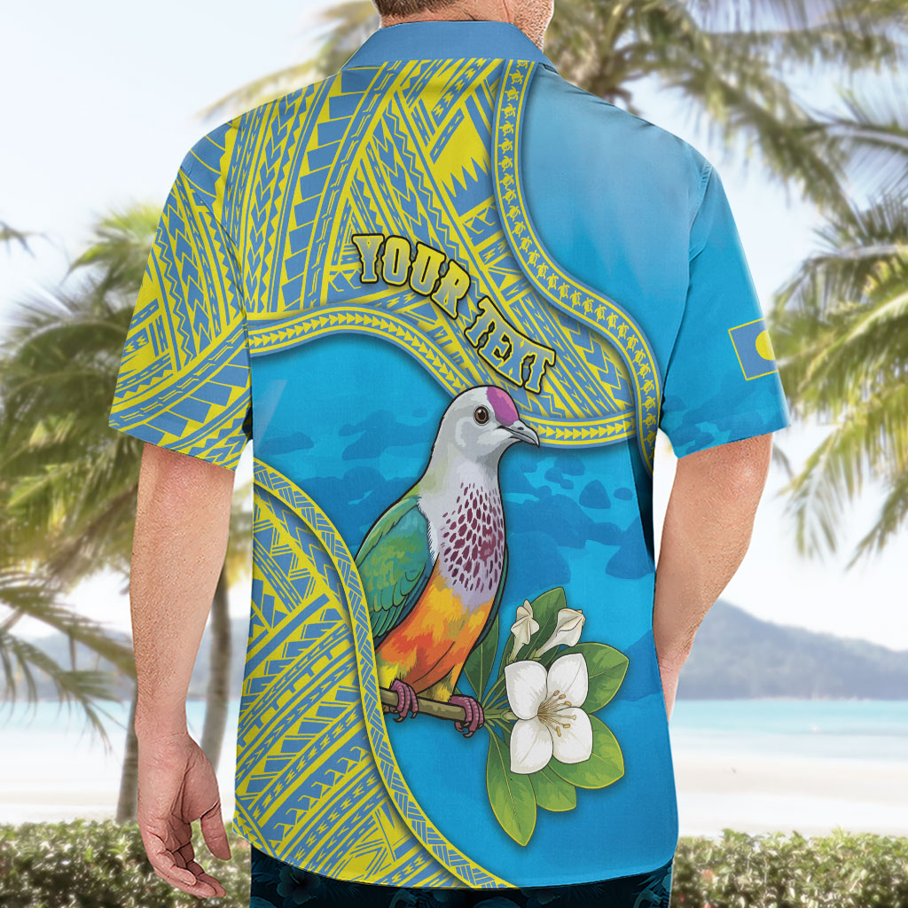 Personalised Palau Biib Bird Hawaiian Shirt Rur Flower And Rock Islands Patterns DT05 - Polynesian Pride