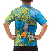 Personalised Palau Biib Bird Hawaiian Shirt Rur Flower And Rock Islands Patterns DT05 - Polynesian Pride