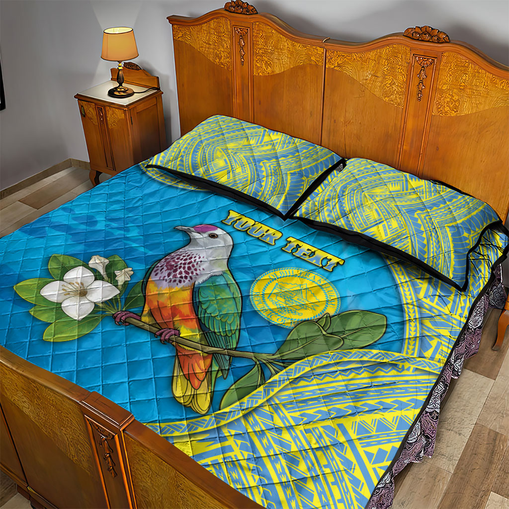 Personalised Palau Biib Bird Quilt Bed Set Rur Flower And Rock Islands Patterns