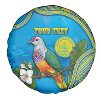Personalised Palau Biib Bird Spare Tire Cover Rur Flower And Rock Islands Patterns DT05 - Polynesian Pride