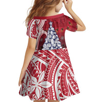 American Samoa Christmas Family Matching Summer Maxi Dress and Hawaiian Shirt Seashell Xmas Tree Tribal Waves DT05 - Polynesian Pride