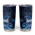 New Zealand Matariki Tumbler Cup Maori Tui Bird Blue Galaxy