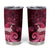 New Zealand Matariki Tumbler Cup Maori Tui Bird Magenta Galaxy