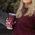 New Zealand Matariki Tumbler Cup Maori Tui Bird Magenta Galaxy