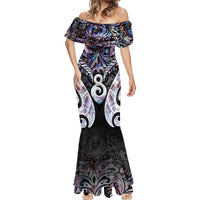 New Zealand Aotearoa Mermaid Dress Pikorua Single Twist Pink Paua Shell DT05 - Polynesian Pride