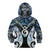 New Zealand Aotearoa Kid Hoodie Pikorua Single Twist Green Paua Shell