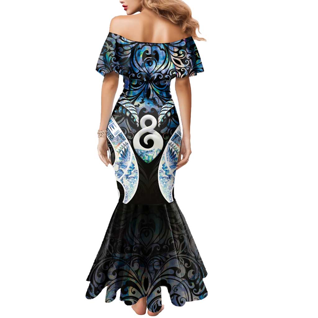 New Zealand Aotearoa Mermaid Dress Pikorua Single Twist Green Paua Shell DT05 - Polynesian Pride