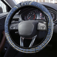 South Sea Islanders And Fiji Steering Wheel Cover Fijian Coat Of Arms And Southern Cross DT05 - Polynesian Pride