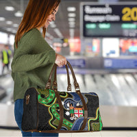 South Sea Islanders And Fiji Travel Bag Fijian Coat Of Arms And Southern Cross DT05 - Polynesian Pride