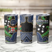 South Sea Islanders And Fiji Tumbler Cup Fijian Coat Of Arms And Southern Cross DT05 - Polynesian Pride