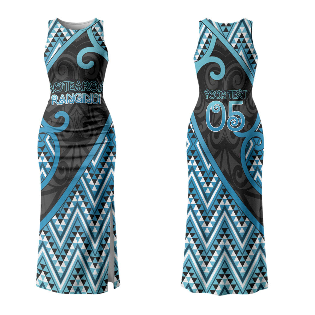 Custom Aotearoa Atua Ranginui Couples Matching Tank Maxi Dress and Hawaiian Shirt Maori Sky Father Koru Patterns DT05 - Polynesian Pride