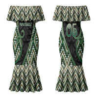 Custom Aotearoa Atua Papatuanuku Couples Matching Mermaid Dress and Hawaiian Shirt Earth Mother Father Koru Patterns DT05 - Polynesian Pride
