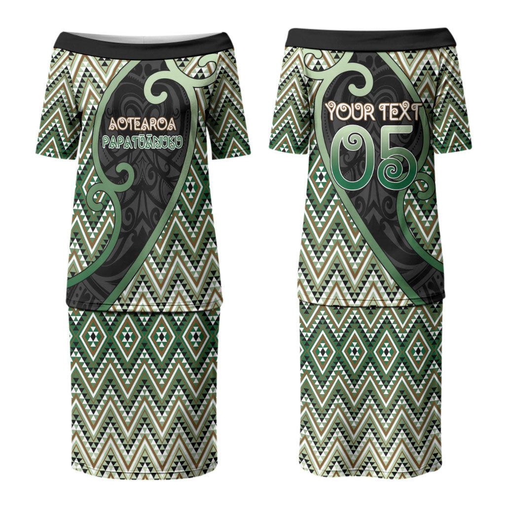 Custom Aotearoa Atua Papatuanuku Couples Matching Puletasi and Hawaiian Shirt Earth Mother Father Koru Patterns DT05 - Polynesian Pride