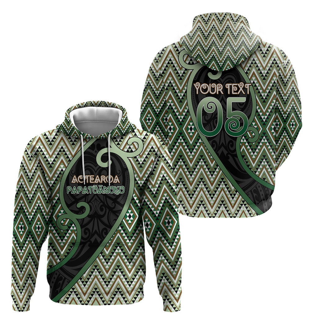 Custom Aotearoa Atua Papatuanuku Hoodie Earth Mother Father Koru Patterns DT05 - Polynesian Pride