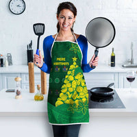 Cook Islands Christmas Apron Seashell Xmas Tree Tribal Waves - Polynesian Pride