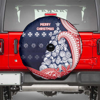 Wallis And Futuna Christmas Spare Tire Cover Seashell Xmas Tree Tribal Waves DT05 - Polynesian Pride