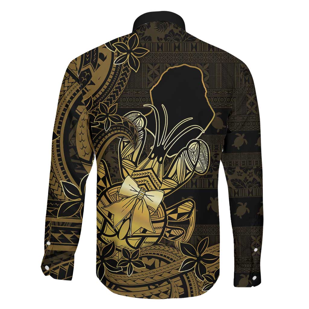 Niue Christmas Family Matching Puletasi and Hawaiian Shirt Niuean Crab Xmas Tribal Waves DT05 - Polynesian Pride