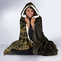 Niue Christmas Hooded Blanket Niuean Crab Xmas Tribal Waves DT05 - Polynesian Pride