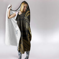 Niue Christmas Hooded Blanket Niuean Crab Xmas Tribal Waves DT05 - Polynesian Pride