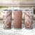 Hawaii Puakenikeni And Maile Lei Tumbler Cup Brown Polynesian Shark Tattoo DT05