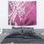 Hawaii Puakenikeni And Maile Lei Tapestry Pink Polynesian Shark Tattoo DT05