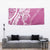 Hawaii Puakenikeni And Maile Lei Tapestry Pink Polynesian Shark Tattoo DT05