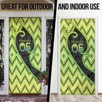 Custom Aotearoa Atua Tanemahuta Door Cover God Of Forests Koru Patterns Koru Patterns