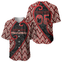 Custom Aotearoa Atua Tumatauenga Baseball Jersey God Of War Koru Patterns