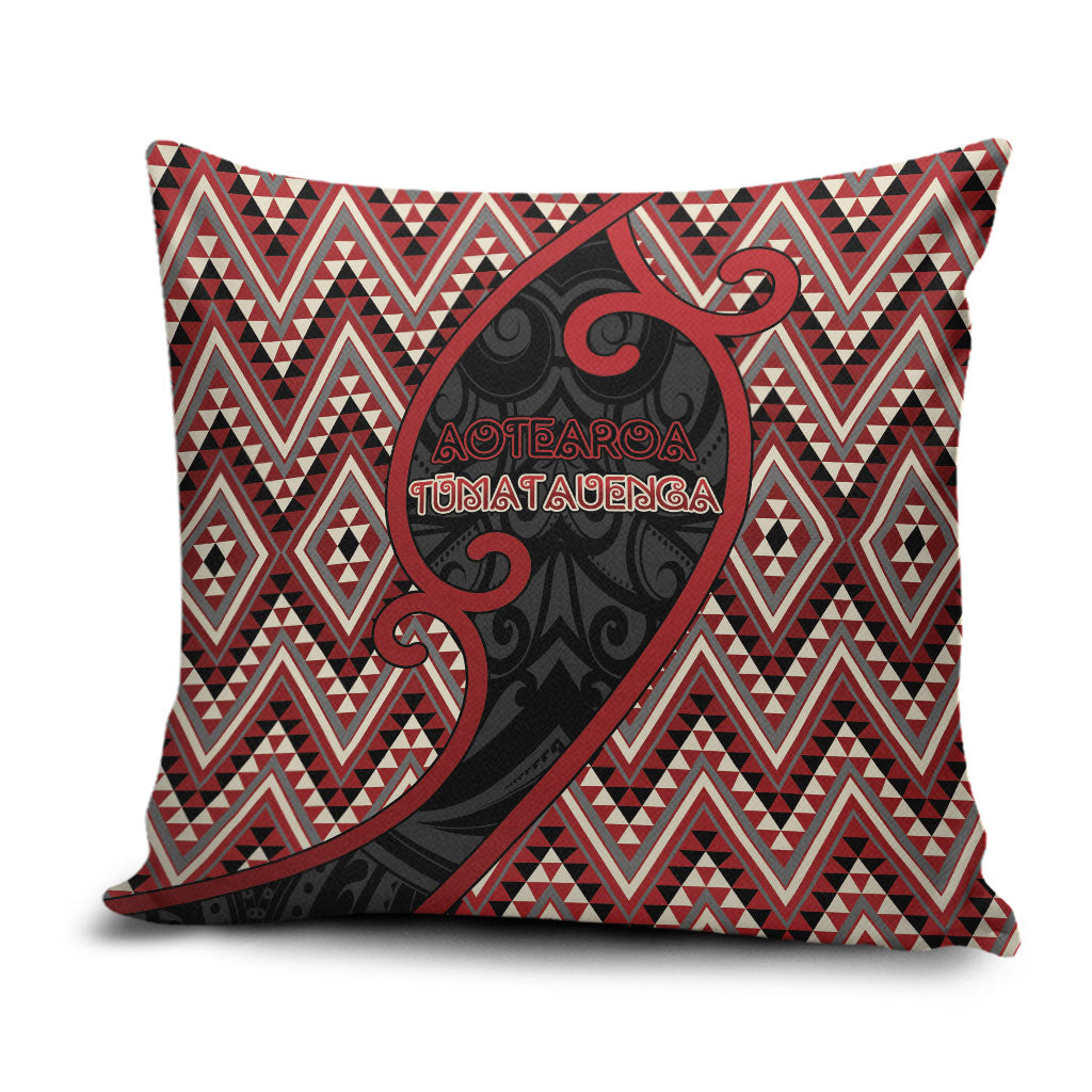 Aotearoa Atua Tumatauenga Pillow Cover God Of War Koru Patterns