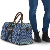 Aotearoa Atua Tangaroa Travel Bag God Of Ocean Koru Patterns
