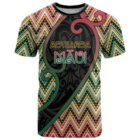 Custom Aotearoa Atua Maui T Shirt Demigod Hero And Trickster Koru Patterns