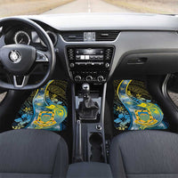 Tuvalu Car Mats Dolphin On The Waves