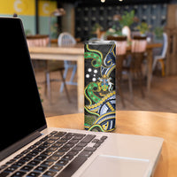 South Sea Islanders And Solomon Islands Skinny Tumbler Solomons Coat Of Arms And Southern Cross DT05 - Polynesian Pride