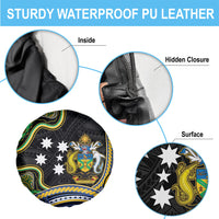 South Sea Islanders And Solomon Islands Spare Tire Cover Solomons Coat Of Arms And Southern Cross DT05 - Polynesian Pride