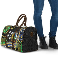 South Sea Islanders And Solomon Islands Travel Bag Solomons Coat Of Arms And Southern Cross DT05 - Polynesian Pride