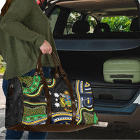 South Sea Islanders And Solomon Islands Travel Bag Solomons Coat Of Arms And Southern Cross DT05 - Polynesian Pride